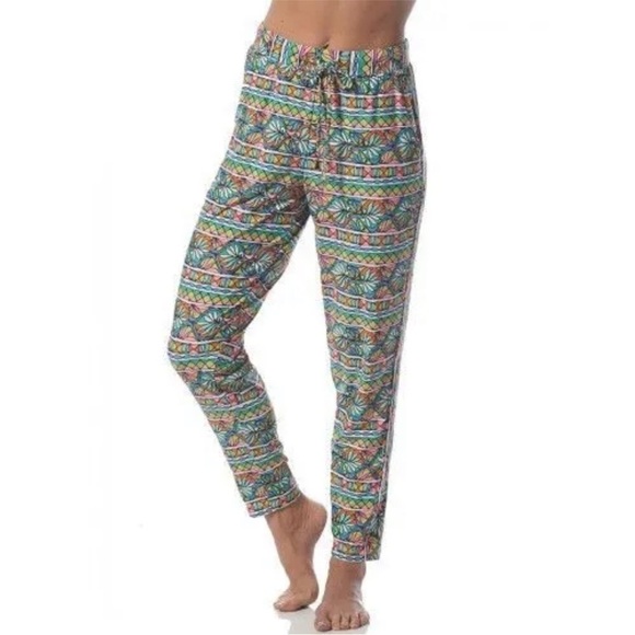 Trina Turk Bora Bora Pants Multi Stripe Swim Cover-up Medium TT5W031 - Picture 8 of 10